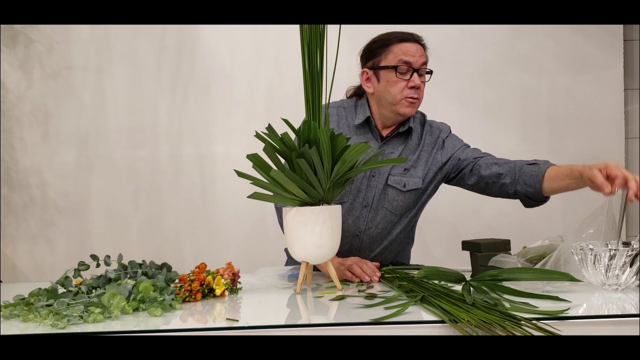 Arranjo receptivo frente única com junco, por Luis Evangelista