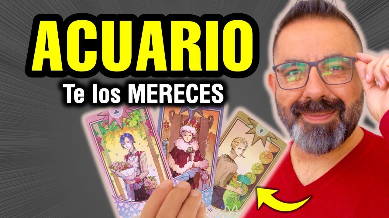 Acuario ♒️ 3 REGALOS del CIELO. ADIÓS problemas 🔮 TAROT hoy - YouTube