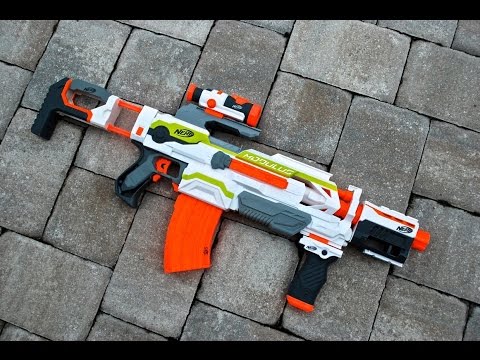 REVIEW] Nerf N-Strike Modulus ECS-10 Unboxing, Review, & Firing