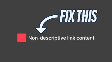 Quick And Easy Fix For The Non-Descriptive Link Content Issue