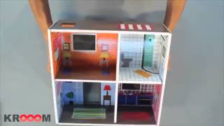 Картонный игровой набор Krooom «Кукольный дом Мюриель» Картонный игровой набор Krooom «Кукольный дом Мюриель»