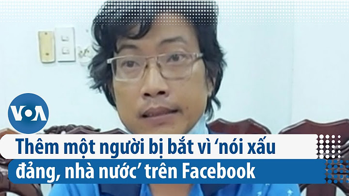 Nói xấu Đảng và nhà nước trên Facebook