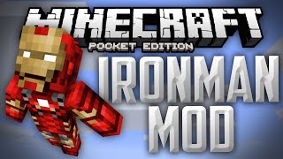 YOU ARE IRON MAN!!! - Iron Man Mod for MCPE!!! - Minecraft PE (Pocket Edition)
