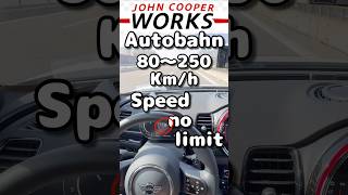 John Cooper Works on the Autobahn in Germany. #john #cooper #works #autobahn #germany