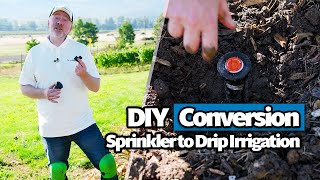 How to Convert an Inground Sprinkler to Drip Irrigation (Beginner's DIY Guide)