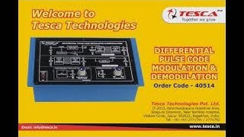 Differential Pulse Code Modulation & Demodulation Trainer | Digital Communication || Tesca 40514