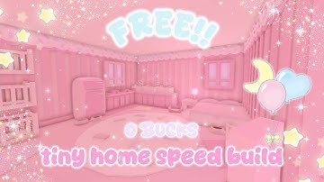 ♡ FREE!!! 0 BUCKS TINY HOME SPEED BUILD | Adopt me ♡