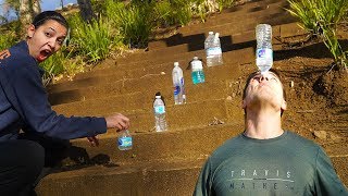 Water Bottle Flip Trick Shot HORSE! *Husband vs Wife!*