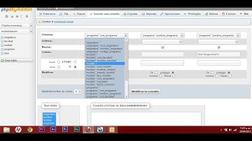 Consultas en MySQL y generador de reportes en PDF con phpMyAdmin