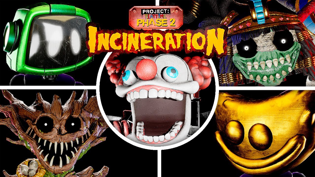 Project Playtime Phase 2 Incineration 🔥 All New Huggy Wuggy Skins 