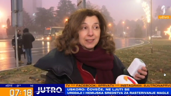 TV Prva 17.01.2020. Desiree Željka Miloshević o inicijativi Vazduh građanima i Klimerku