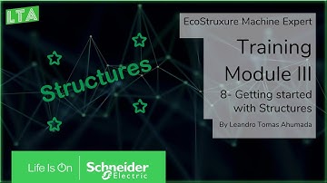 EcoStruxure Machine Expert Training - M3.8 Getting started with Structures