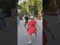 Харьков,танцы в парке;Надя и Саша зажигают