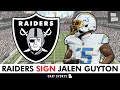 BREAKING: Las Vegas Raiders Sign Former Chargers WR Jalen Guyton | Raiders News