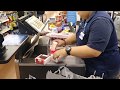 Fastest cashier at Wal-Mart
