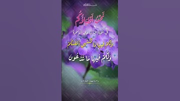 الآية ٣١ من سورة فصلت