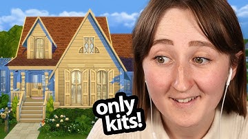 i tried building with ONLY the newest sims kits