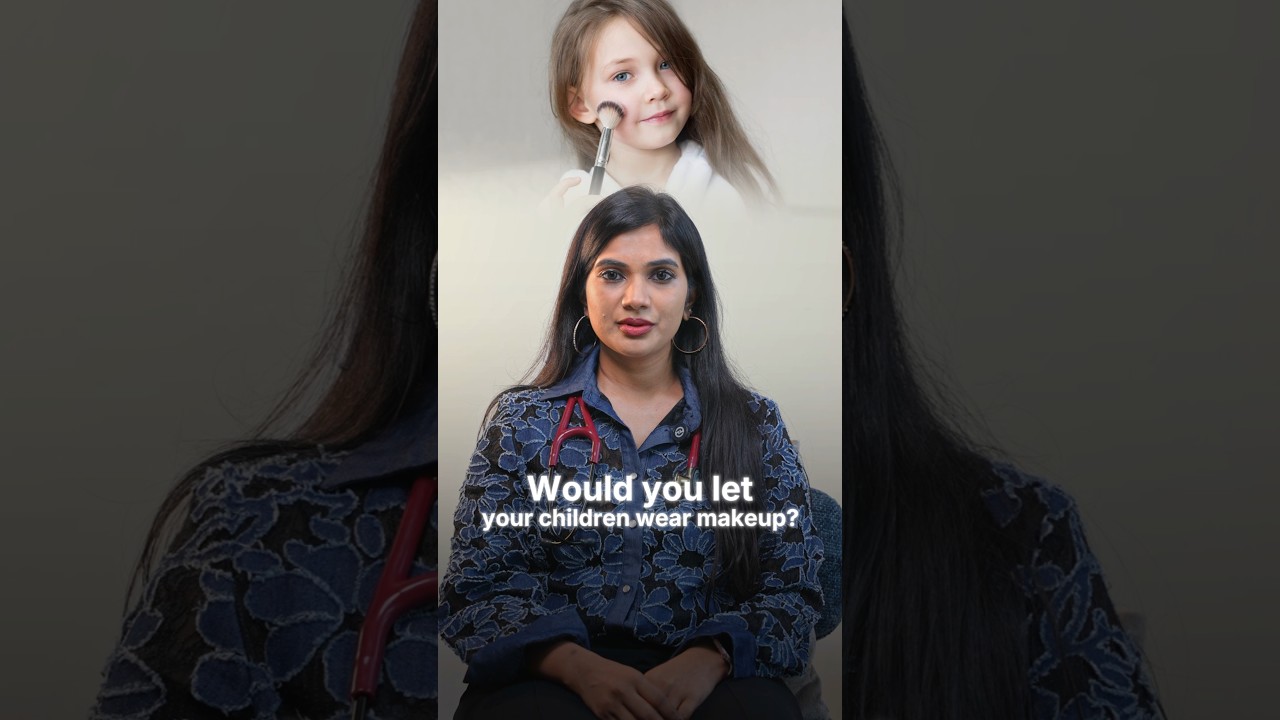 🚫 Say No to Makeup for Kids!#shorts