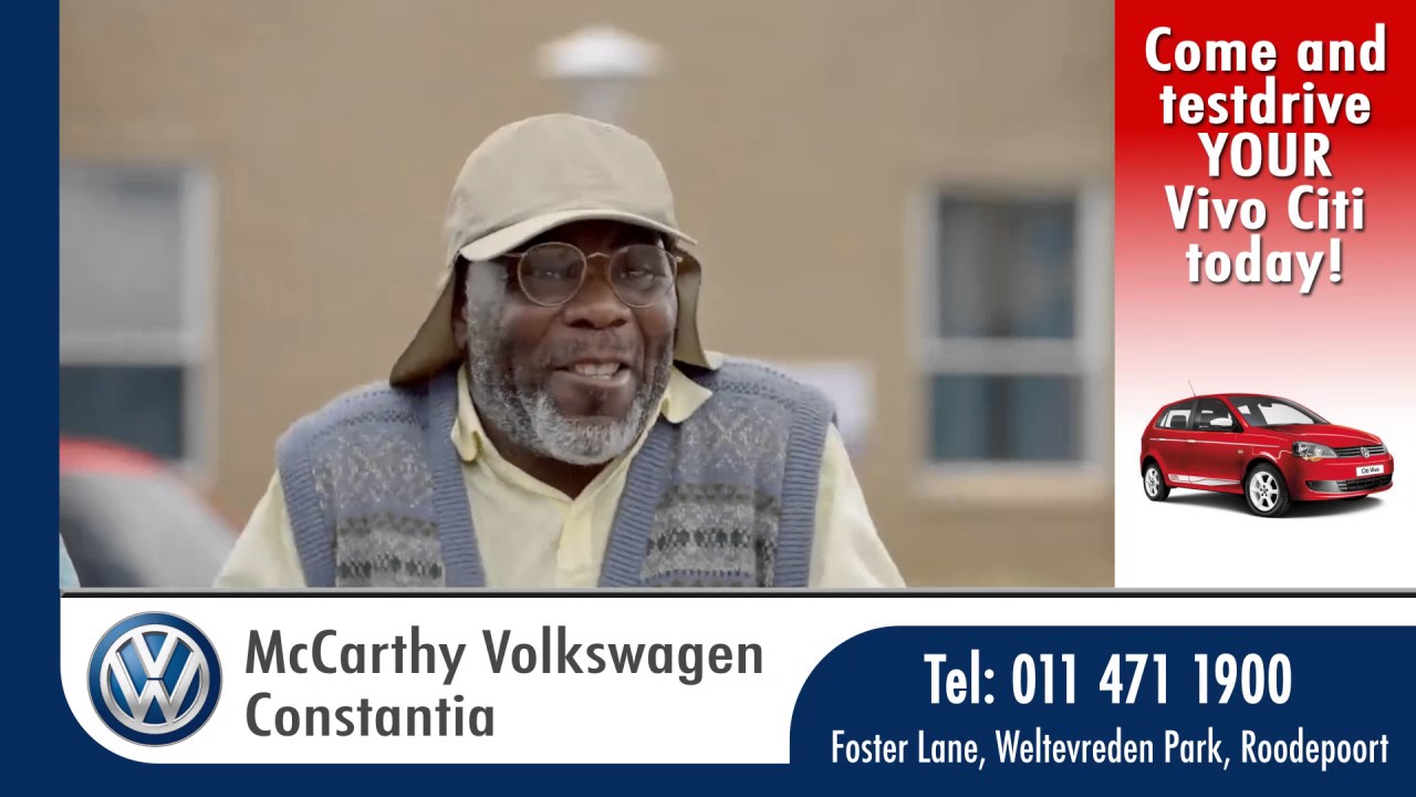 McCarthy VW Constantia ad 1 Vivo Citi YouTube
