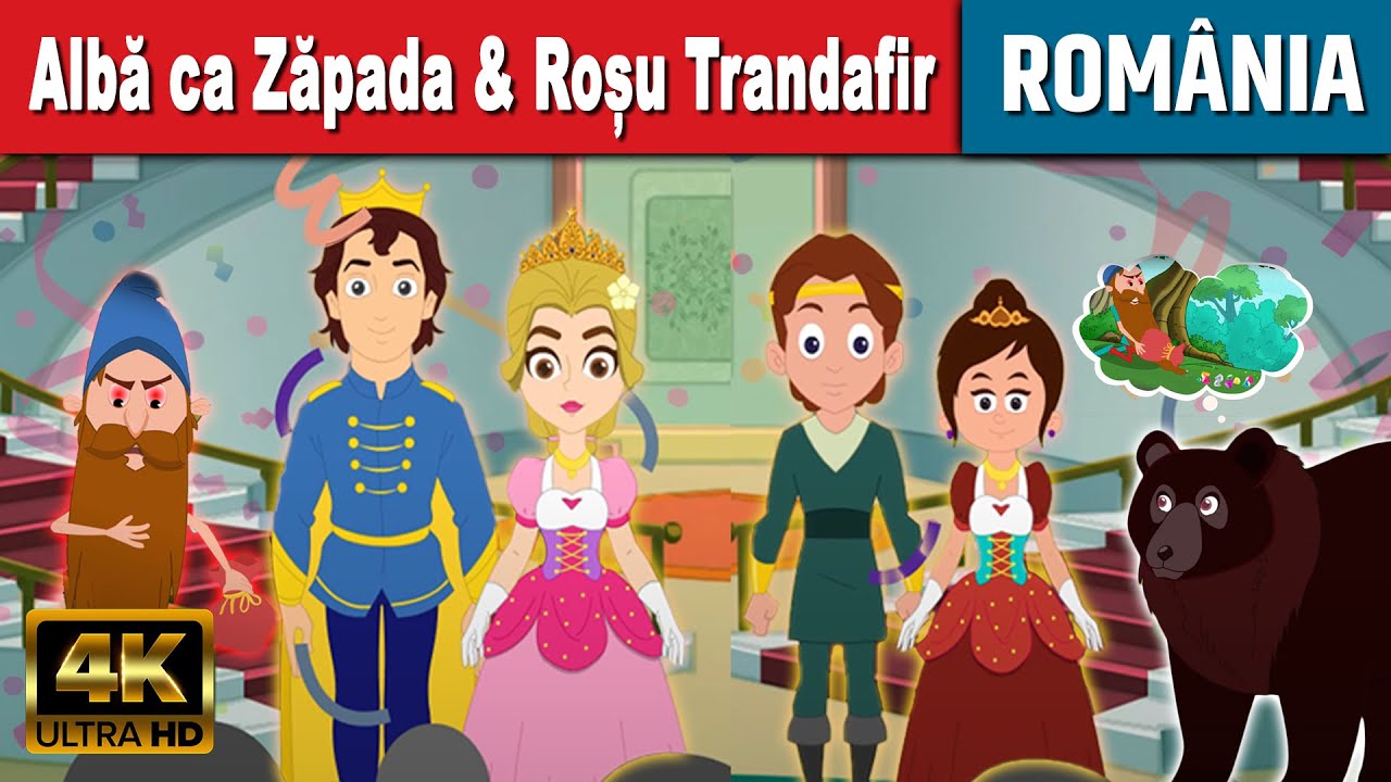 Albă ca Zăpada & Roșu Trandafir - Povesti Pentru Copii | povesti de