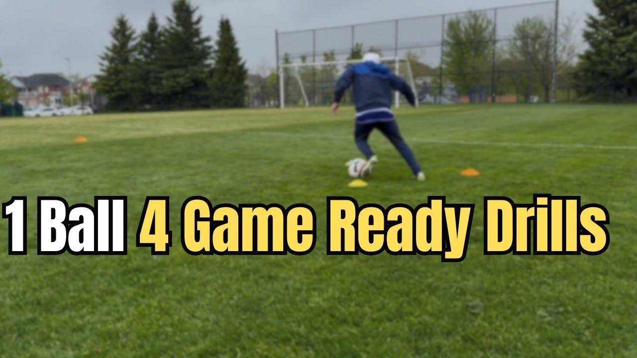 4 Game-Ready Soccer Drills You Can Do Alone | One Ball, Minimal Setup ...