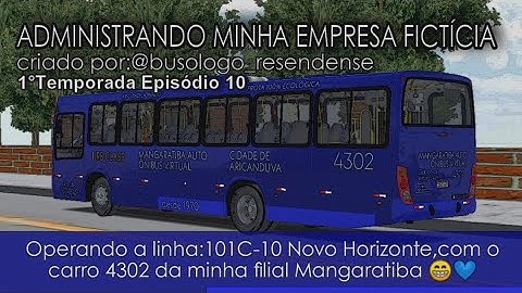 ADF 1°Temp.Ep.10:Operando a linha 101C-10 N.Horizonte,em Aricanduva,com o carro 4302 da MGTB 😁