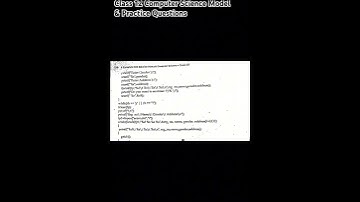 #class 12 #computer Science #model & #practice Questions with #solution #neb #exam 2082