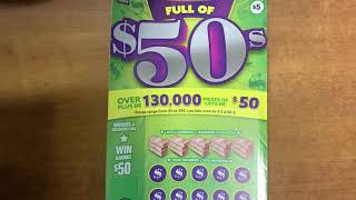 NEW!!! FULL OF $50s OLG ONTARIO LOTTERY SCRATCH TICKET