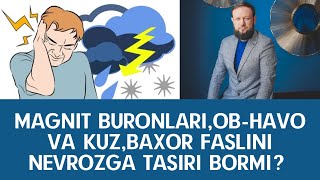 Magnit buronlari,ob-havo va kuz,baxor faslini nevrozga tasiri bormi?