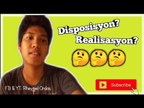 Video: Mga Uri Ng Disposisyon