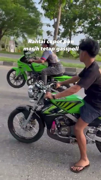 Ninja RR Reflek ngegass sampai rantai copot🔥