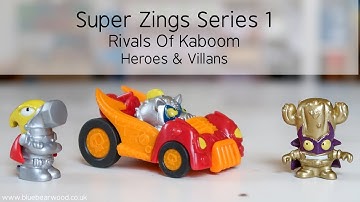 Mega Unboxing- Super Zings Rivals of Kaboom Series 1 collectibles