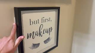 Honest review of Marmont Hill Makeup First Framed Painting Print