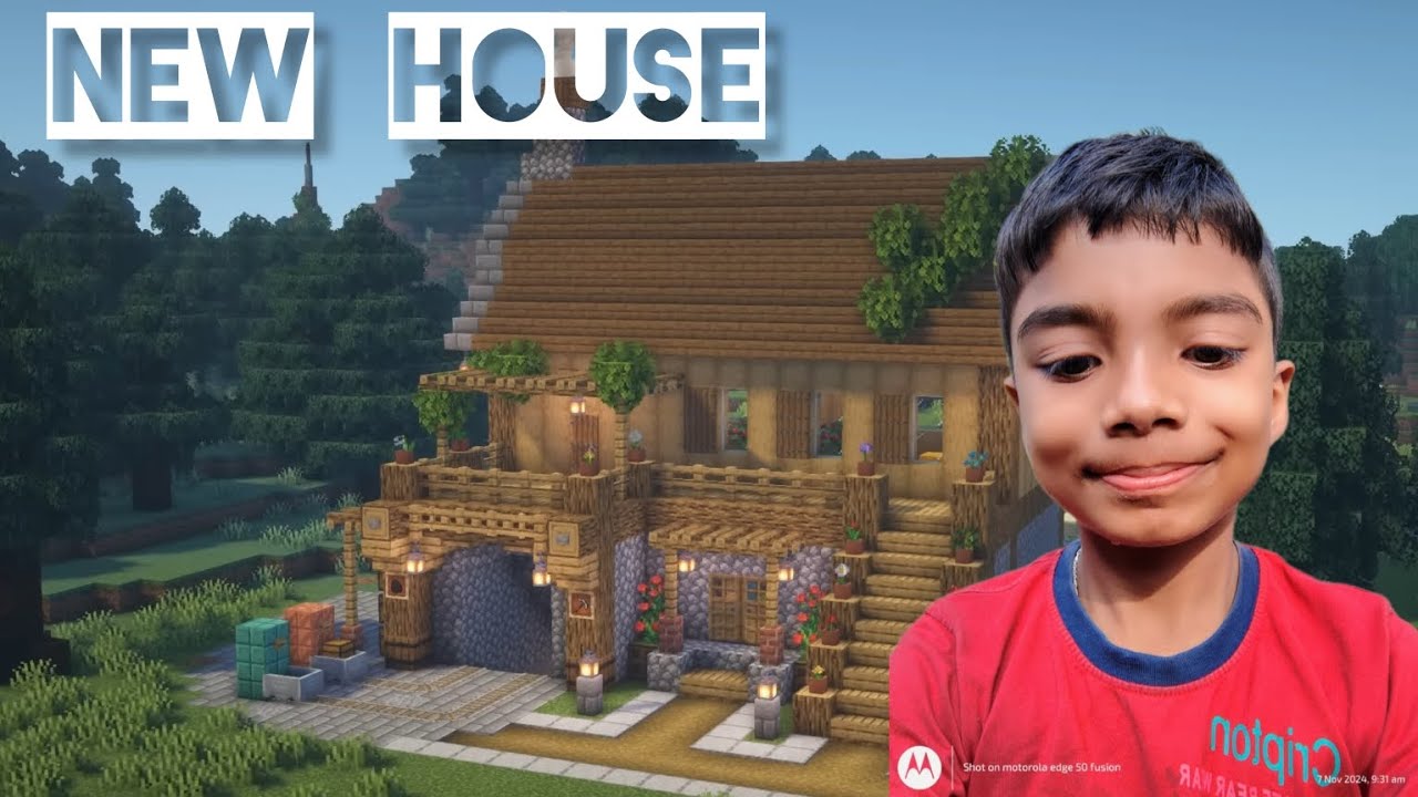 My First House In Minecraft - YouTube