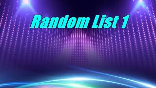 Random List 1