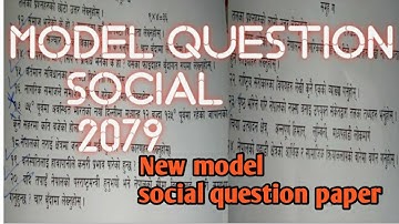 Pre Class 9 social || model question 2079 || English and Nepali medium || Exam oriented #ankit12