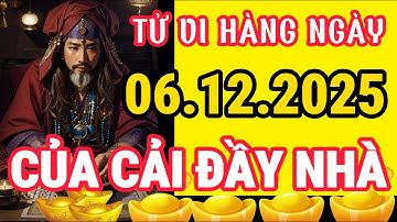 Tử vi ngày 06/12/2025 MAY MẮN ẬP ĐẾN Ngày Mai Tiền Bạc Về Túi, Con Giáp Này Được Đền Đáp Xứng Đáng