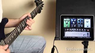 iRig Guitar Interface for iPad/ iPhone + Amplitube iPad Review & Demo screenshot 4