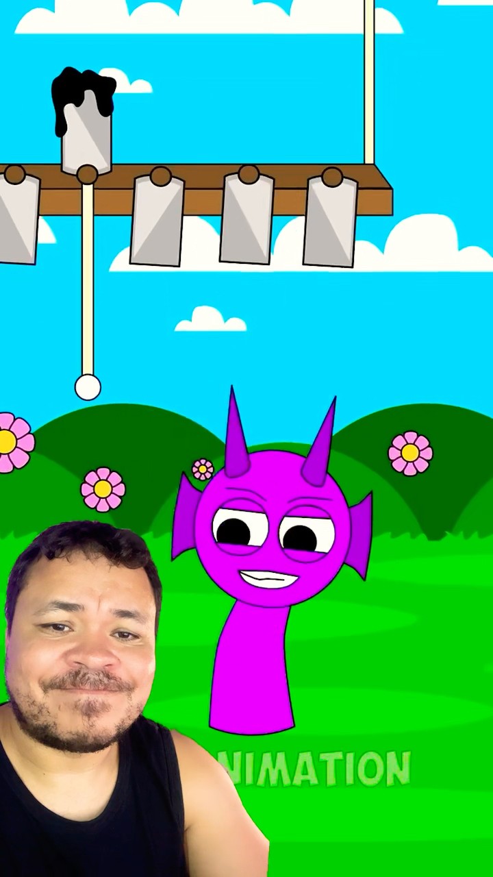 BRINCANDO COM AS CORES DOS SPRUNKI #mayumigames #shortsvideo #youtubeshorts #sprunki