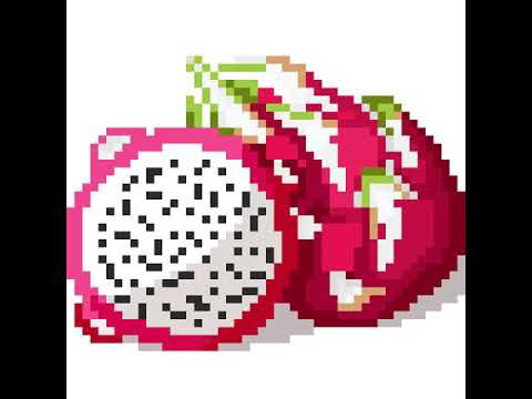 Dragon Fruit Pixel Art Youtube