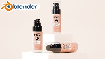 Cosmetic product modeling tutorial in blender 4.0.1 | full modeling |
