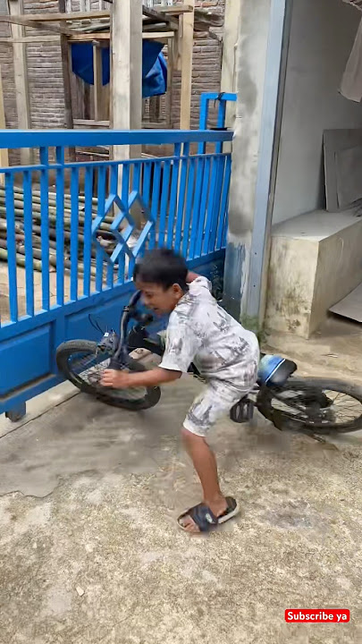 Tuan Faruk jatuh dari sepeda #davidsunairi #wargads #anakdesa #minivlog