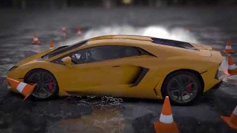 Aventador Dramatic Park Animation | Cinema 4d