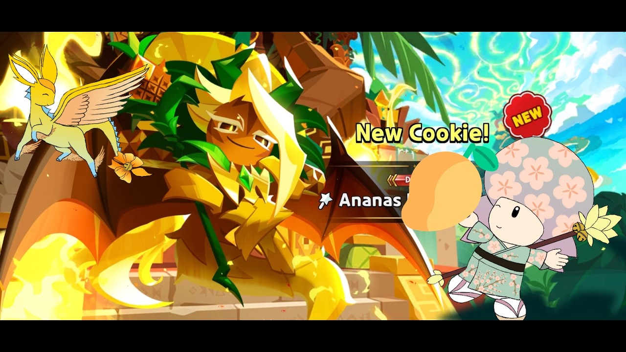 Cookie Run Kingdom Episode 88 (Ananas Dragon Cookie Gacha) (JP