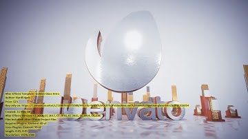 Golden Glass Intro | After Effects Template | VideoHive 21916054