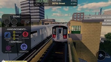Roblox NYC Subway Automated | R142 (2) train ride | Rose St to Rector St