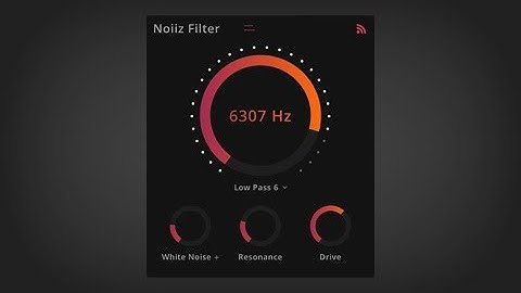 Noiiz Filter - FREE new plugin for music producers!
