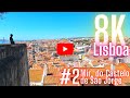 Top 5 n°2: Alfama Lisbon Portugal 8k M Cas São Jorge Mejores vistas Lisboa Migliori panorami Lisbona