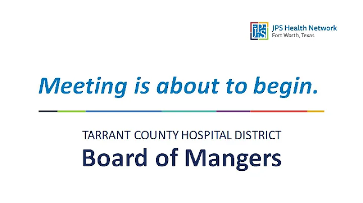 TCHD Board of Managers Meeting