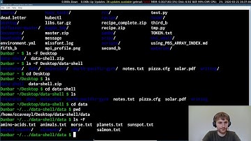 The Unix Shell - Navigating Files and Directories Part 2 - Software Carpentry